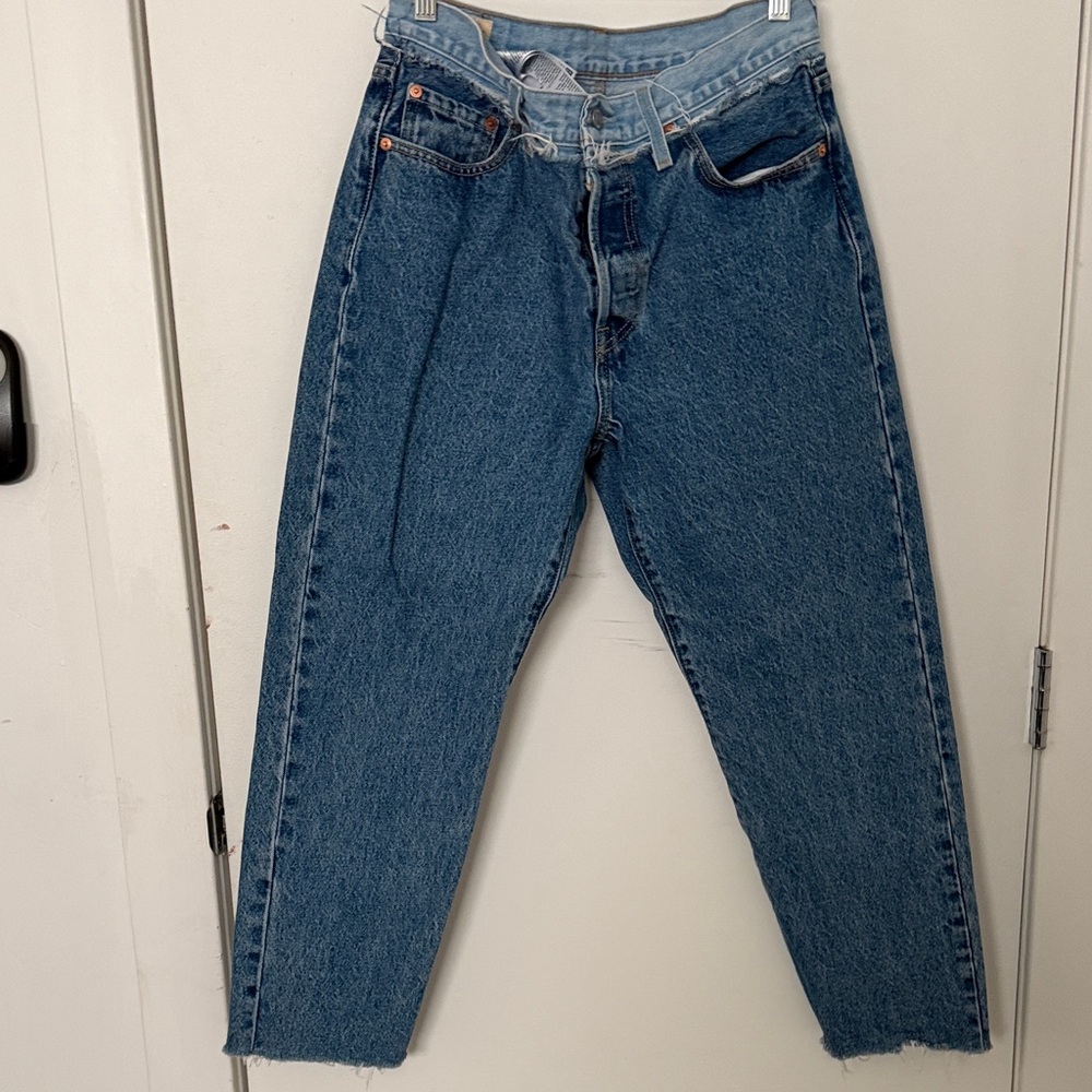 Levi's Straight Leg Blue Jeans